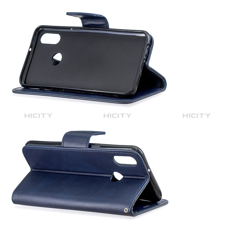 Funda de Cuero Cartera con Soporte Carcasa B04F para Samsung Galaxy M01s