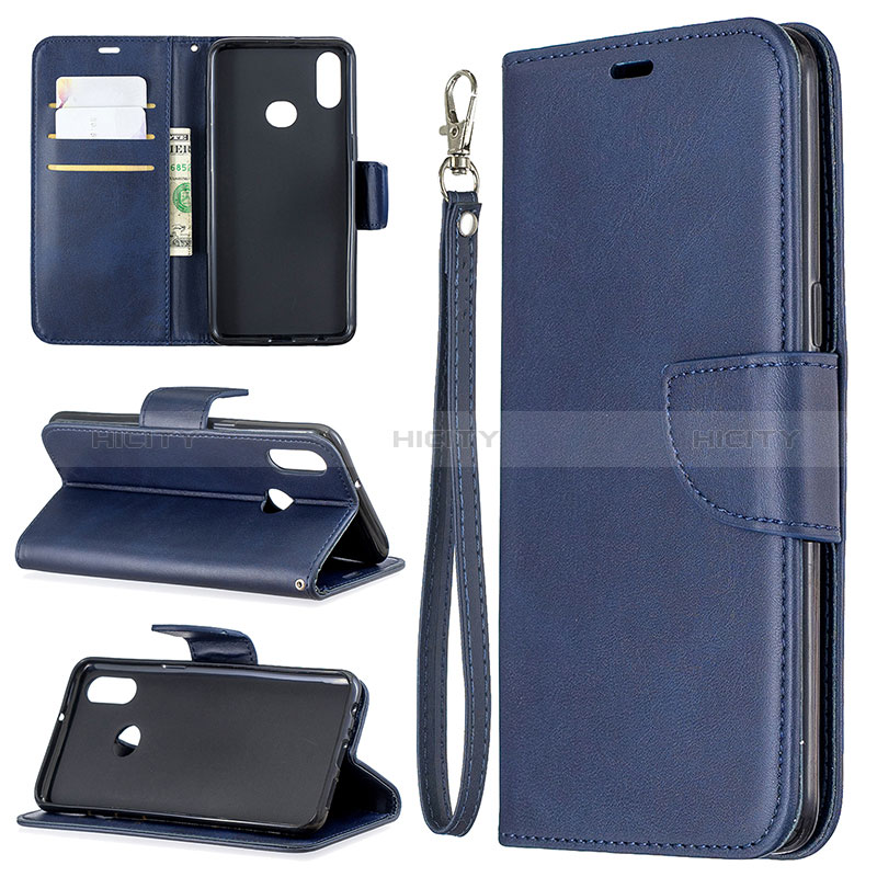 Funda de Cuero Cartera con Soporte Carcasa B04F para Samsung Galaxy M01s