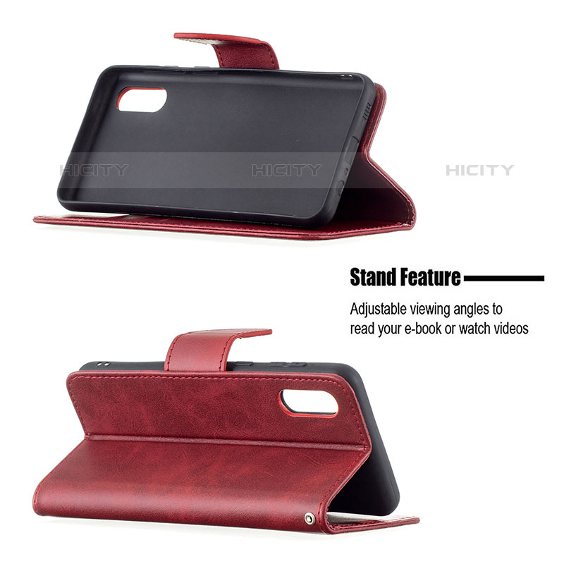 Funda de Cuero Cartera con Soporte Carcasa B04F para Samsung Galaxy M02