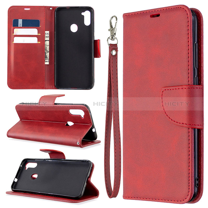 Funda de Cuero Cartera con Soporte Carcasa B04F para Samsung Galaxy M11