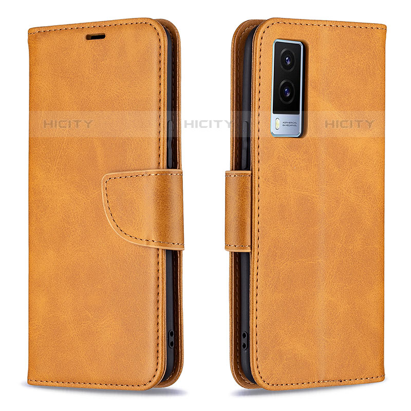 Funda de Cuero Cartera con Soporte Carcasa B04F para Vivo V21e 5G