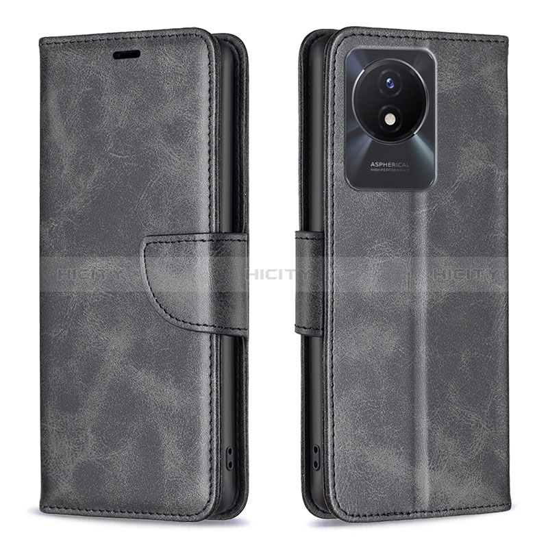 Funda de Cuero Cartera con Soporte Carcasa B04F para Vivo Y02