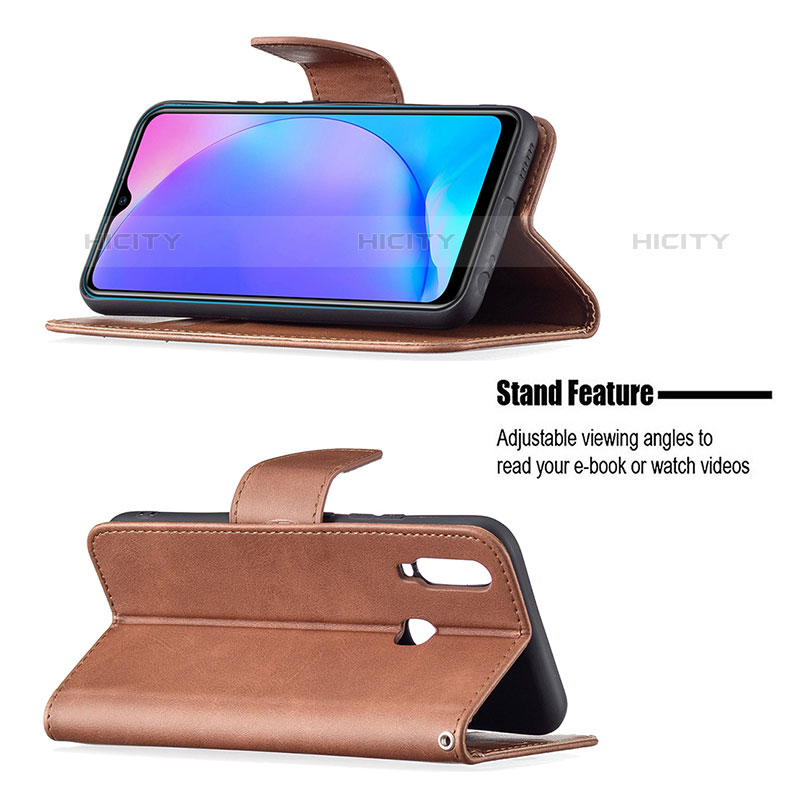 Funda de Cuero Cartera con Soporte Carcasa B04F para Vivo Y11