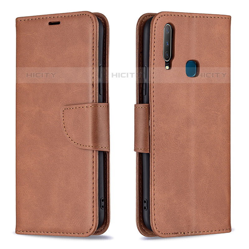 Funda de Cuero Cartera con Soporte Carcasa B04F para Vivo Y11