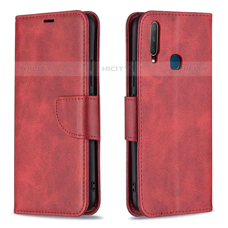 Funda de Cuero Cartera con Soporte Carcasa B04F para Vivo Y12