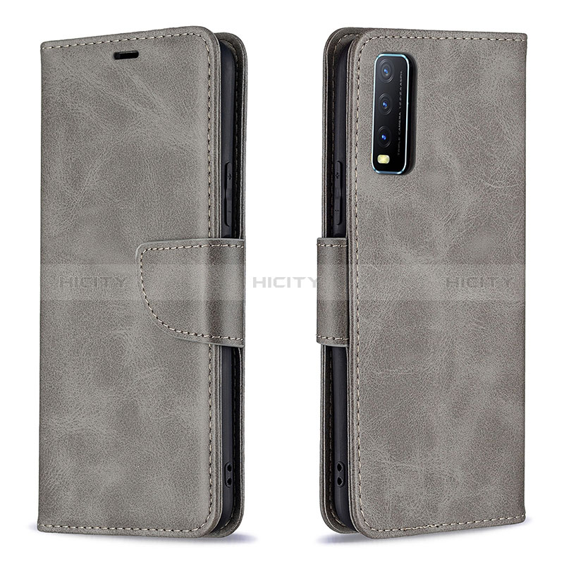 Funda de Cuero Cartera con Soporte Carcasa B04F para Vivo Y12G