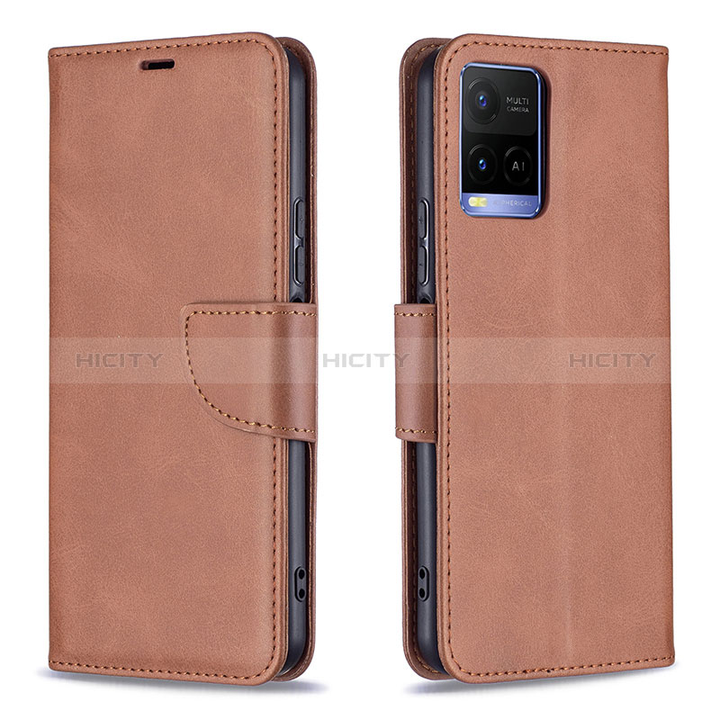 Funda de Cuero Cartera con Soporte Carcasa B04F para Vivo Y32 4G