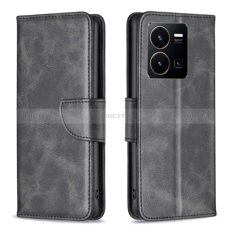 Funda de Cuero Cartera con Soporte Carcasa B04F para Vivo Y35 4G