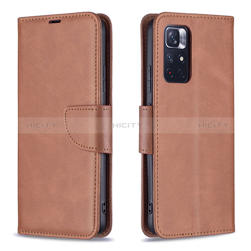 Funda de Cuero Cartera con Soporte Carcasa B04F para Xiaomi Poco M4 Pro 5G