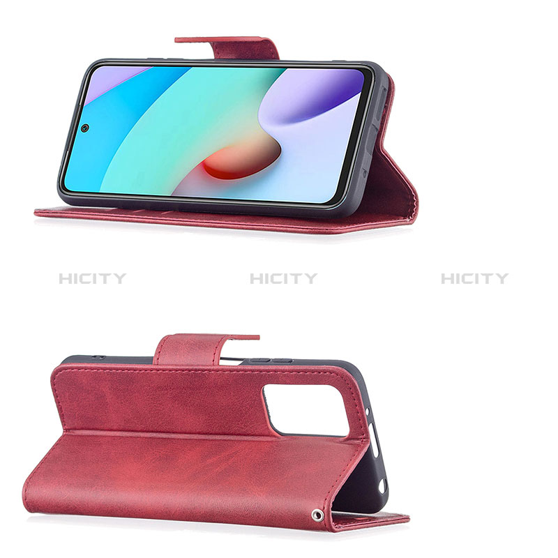 Funda de Cuero Cartera con Soporte Carcasa B04F para Xiaomi Redmi 10 (2022)