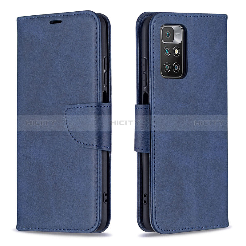 Funda de Cuero Cartera con Soporte Carcasa B04F para Xiaomi Redmi 10 (2022)