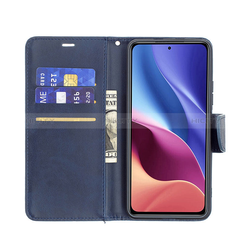 Funda de Cuero Cartera con Soporte Carcasa B04F para Xiaomi Redmi K40 Pro 5G