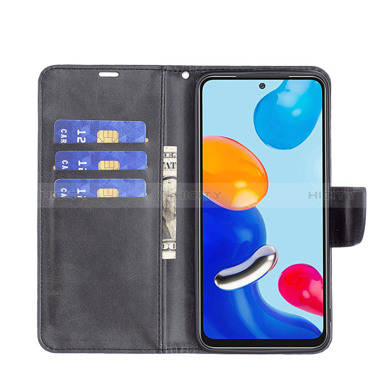 Funda de Cuero Cartera con Soporte Carcasa B04F para Xiaomi Redmi Note 11 4G (2022)