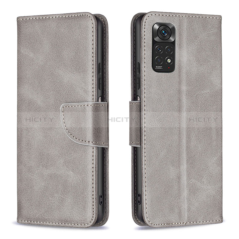 Funda de Cuero Cartera con Soporte Carcasa B04F para Xiaomi Redmi Note 11 4G (2022)