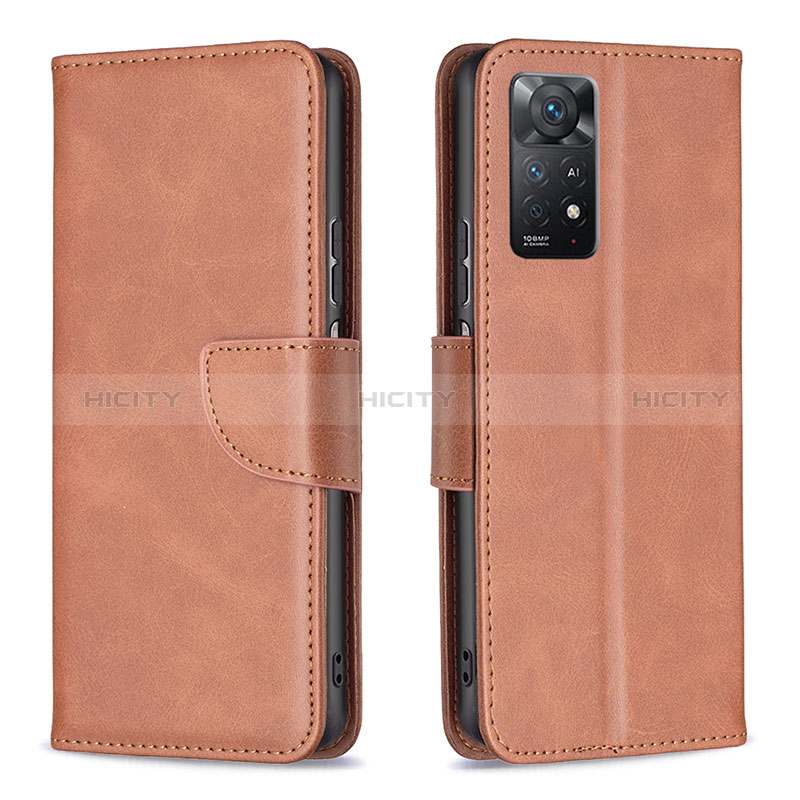 Funda de Cuero Cartera con Soporte Carcasa B04F para Xiaomi Redmi Note 11 Pro 4G