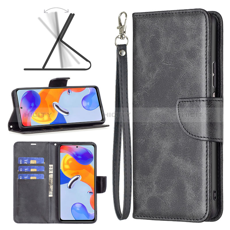 Funda de Cuero Cartera con Soporte Carcasa B04F para Xiaomi Redmi Note 11 Pro 4G