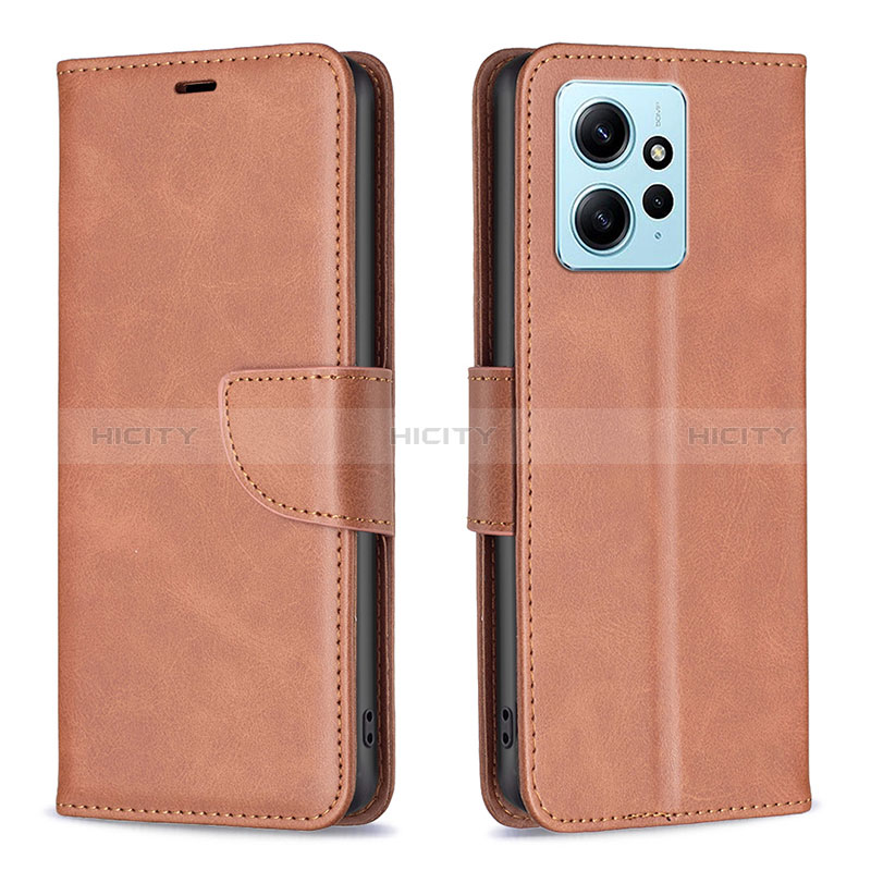 Funda de Cuero Cartera con Soporte Carcasa B04F para Xiaomi Redmi Note 12 4G