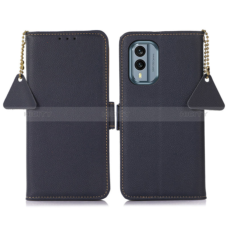 Funda de Cuero Cartera con Soporte Carcasa B04H para Nokia X30 5G