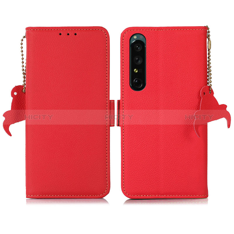 Funda de Cuero Cartera con Soporte Carcasa B04H para Sony Xperia 1 IV SO-51C