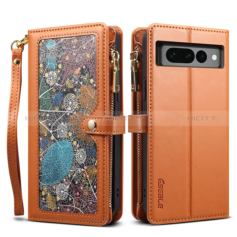 Funda de Cuero Cartera con Soporte Carcasa B04S para Google Pixel 7 Pro 5G