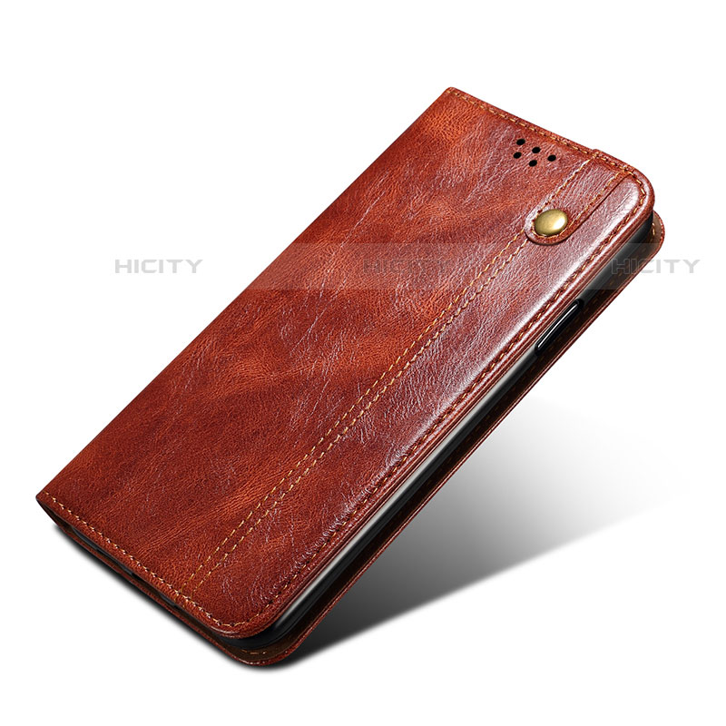 Funda de Cuero Cartera con Soporte Carcasa B04S para Samsung Galaxy S21 FE 5G Marron