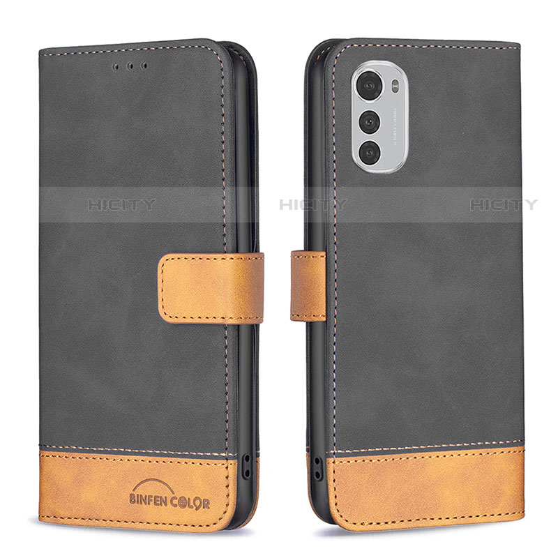 Funda de Cuero Cartera con Soporte Carcasa B05F para Motorola Moto E32s