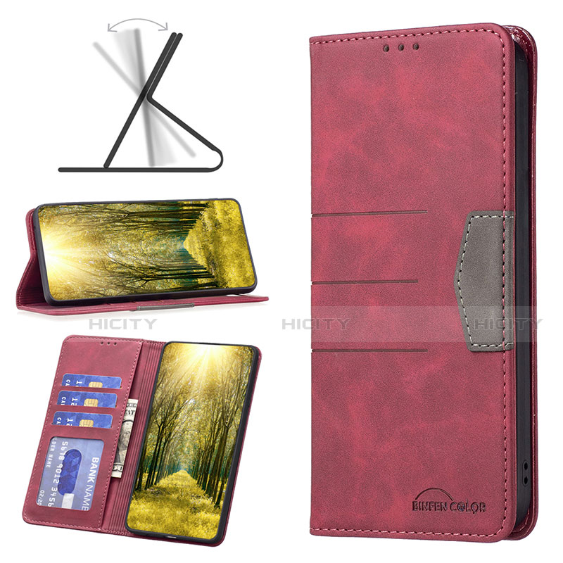 Funda de Cuero Cartera con Soporte Carcasa B05F para Motorola Moto Edge 30 Pro 5G