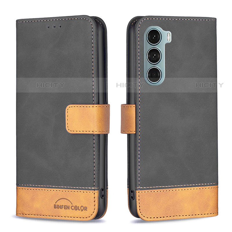 Funda de Cuero Cartera con Soporte Carcasa B05F para Motorola Moto G200 5G