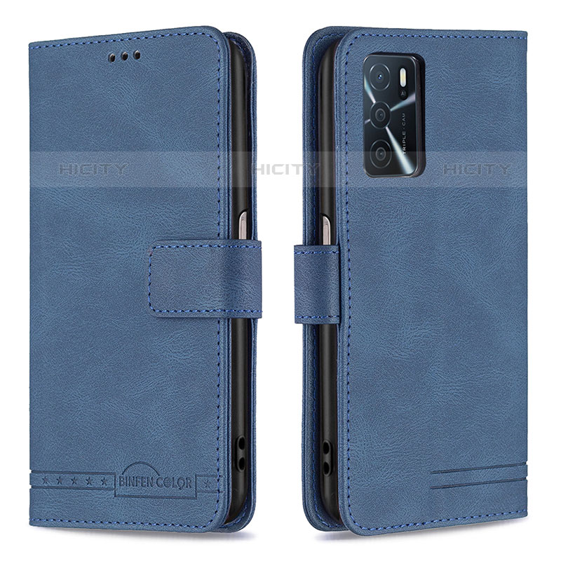 Funda de Cuero Cartera con Soporte Carcasa B05F para Oppo A54s