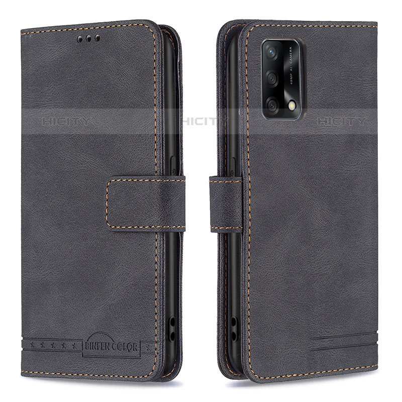 Funda de Cuero Cartera con Soporte Carcasa B05F para Oppo A74 4G