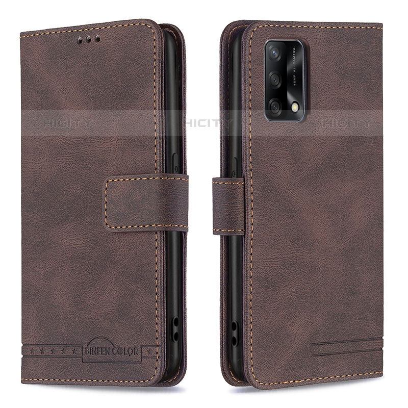 Funda de Cuero Cartera con Soporte Carcasa B05F para Oppo A74 4G