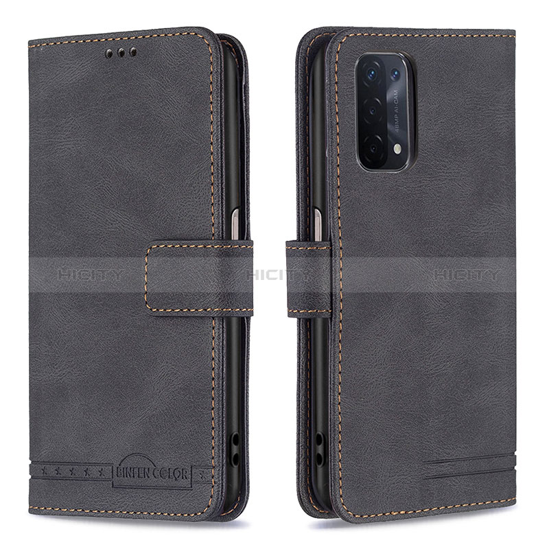 Funda de Cuero Cartera con Soporte Carcasa B05F para Oppo A74 5G