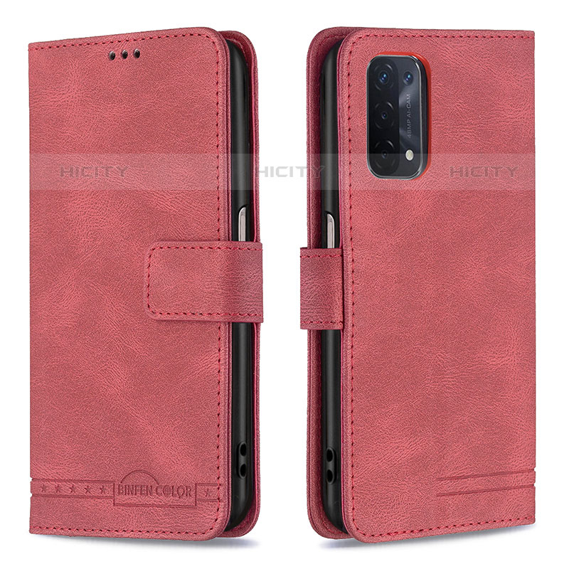 Funda de Cuero Cartera con Soporte Carcasa B05F para Oppo A93 5G