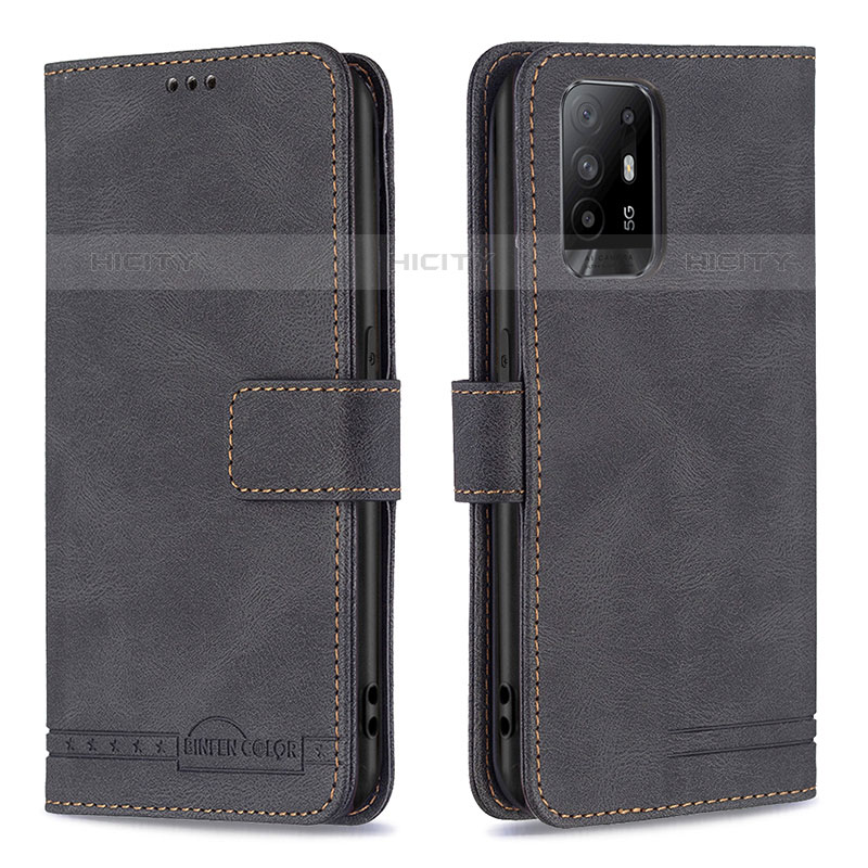 Funda de Cuero Cartera con Soporte Carcasa B05F para Oppo A95 5G