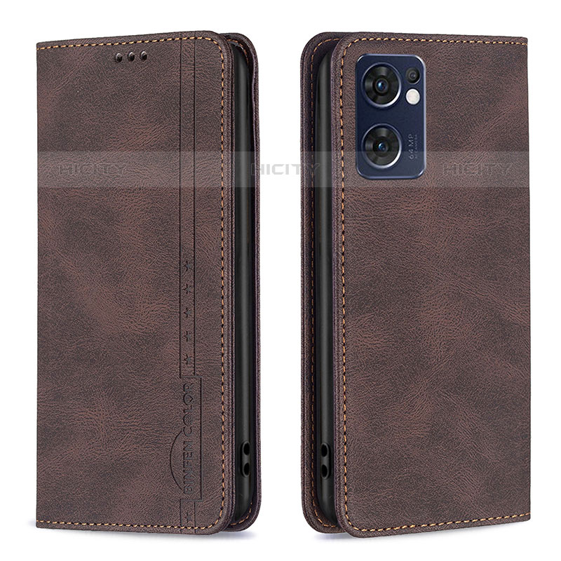 Funda de Cuero Cartera con Soporte Carcasa B05F para Oppo Reno7 5G