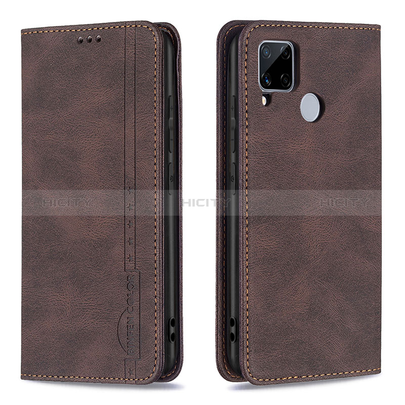 Funda de Cuero Cartera con Soporte Carcasa B05F para Realme 7i RMX2193