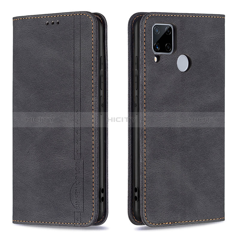 Funda de Cuero Cartera con Soporte Carcasa B05F para Realme C12