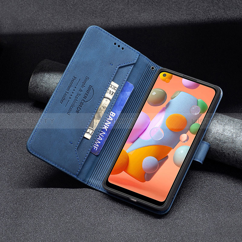 Funda de Cuero Cartera con Soporte Carcasa B05F para Samsung Galaxy A11