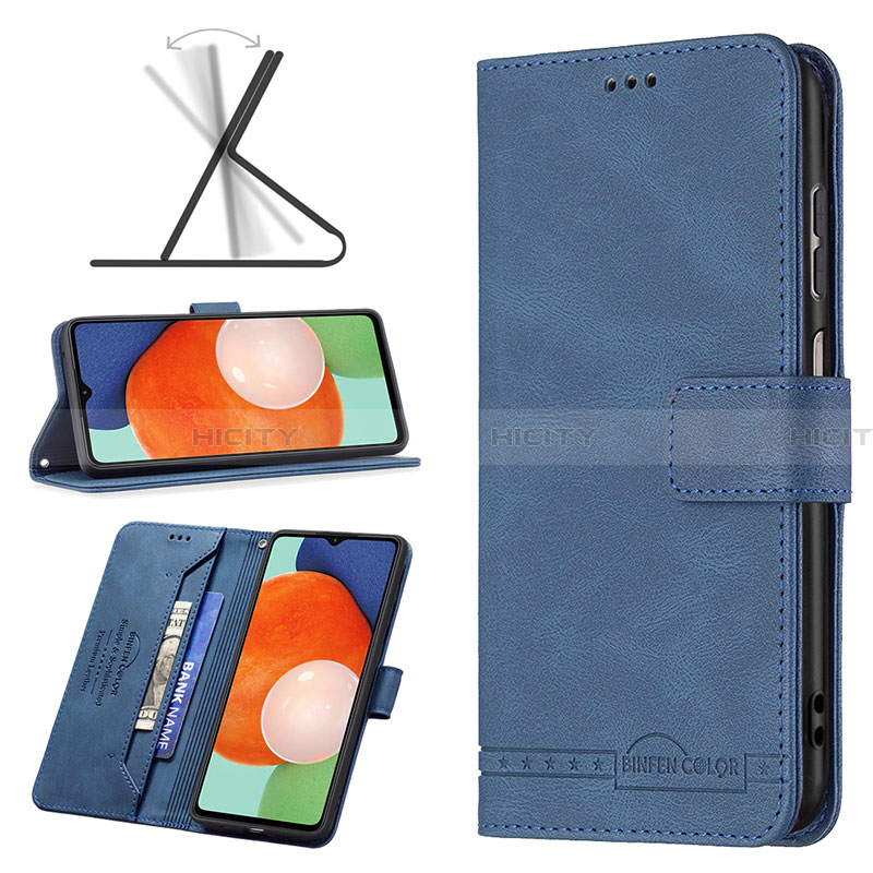 Funda de Cuero Cartera con Soporte Carcasa B05F para Samsung Galaxy A13 4G