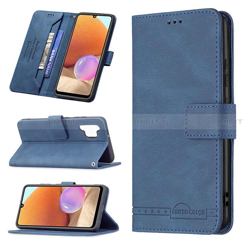 Funda de Cuero Cartera con Soporte Carcasa B05F para Samsung Galaxy A32 5G