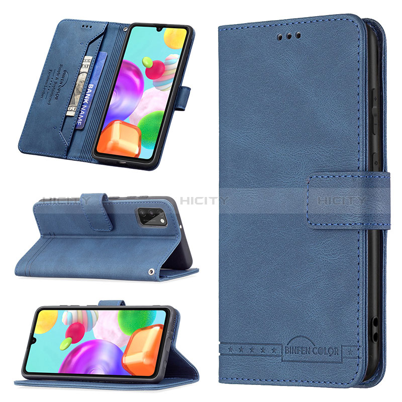 Funda de Cuero Cartera con Soporte Carcasa B05F para Samsung Galaxy A41