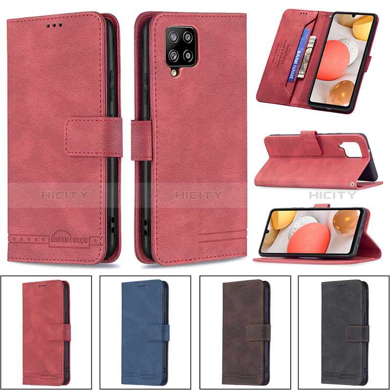 Funda de Cuero Cartera con Soporte Carcasa B05F para Samsung Galaxy A42 5G