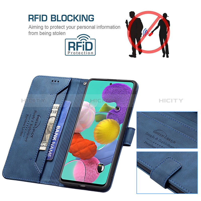 Funda de Cuero Cartera con Soporte Carcasa B05F para Samsung Galaxy A51 5G