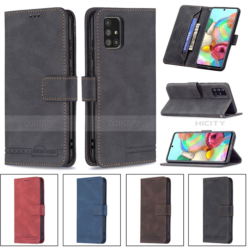 Funda de Cuero Cartera con Soporte Carcasa B05F para Samsung Galaxy A71 4G A715