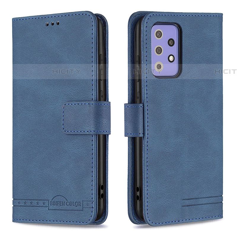 Funda de Cuero Cartera con Soporte Carcasa B05F para Samsung Galaxy A72 4G