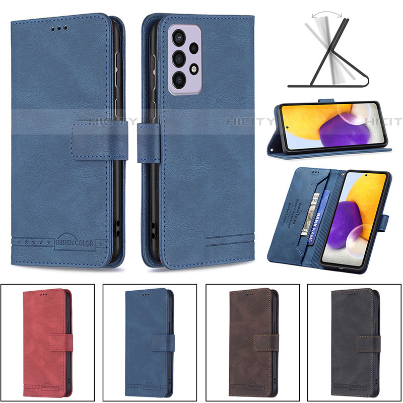 Funda de Cuero Cartera con Soporte Carcasa B05F para Samsung Galaxy A73 5G