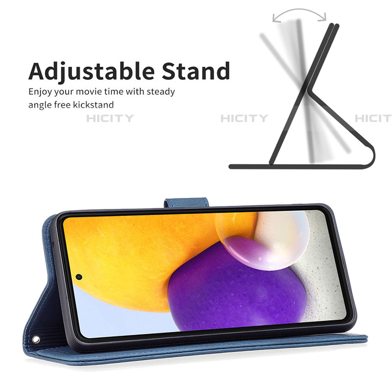 Funda de Cuero Cartera con Soporte Carcasa B05F para Samsung Galaxy A73 5G