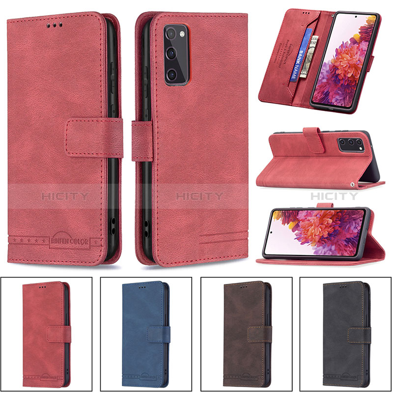 Funda de Cuero Cartera con Soporte Carcasa B05F para Samsung Galaxy S20 FE (2022) 5G