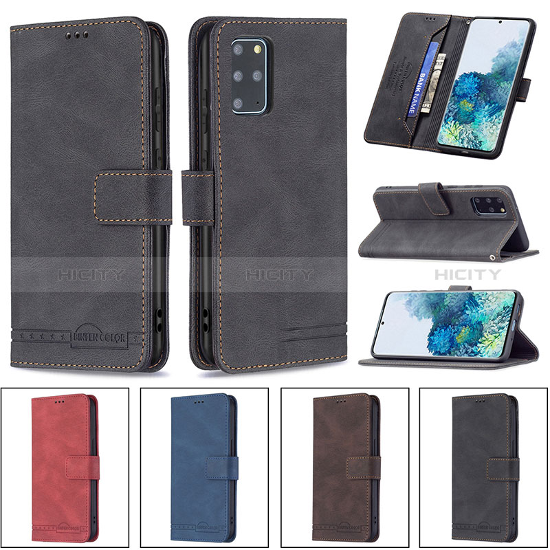 Funda de Cuero Cartera con Soporte Carcasa B05F para Samsung Galaxy S20 Plus 5G