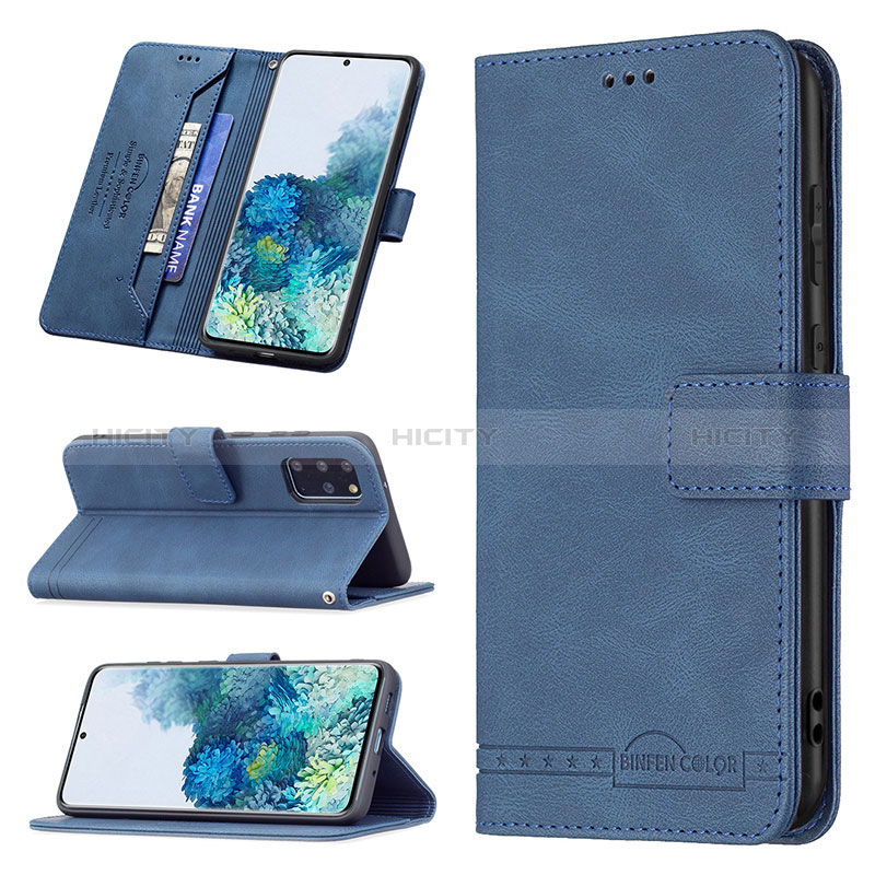 Funda de Cuero Cartera con Soporte Carcasa B05F para Samsung Galaxy S20 Plus 5G